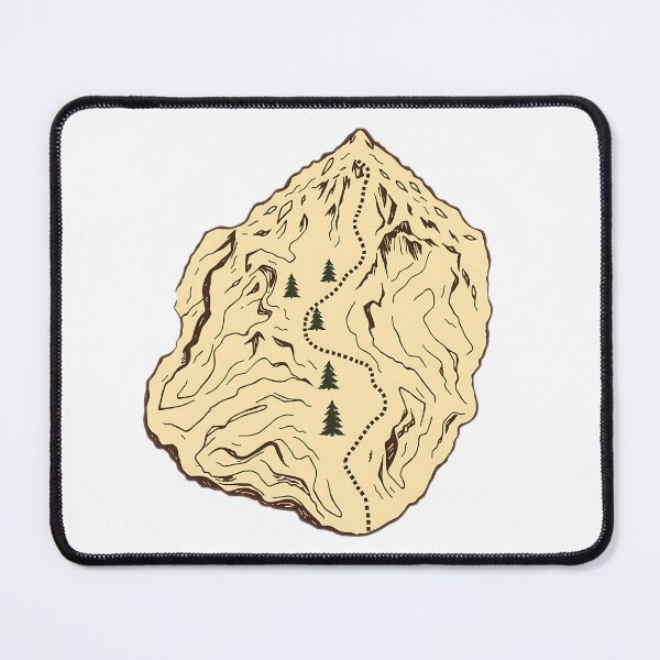 Item preview, Mountain Trail Line Art designed and sold by T-domain.