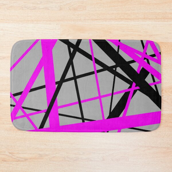Item preview, Diagonal Dynamics Pink and Black (On Grey) designed and sold by taiche.