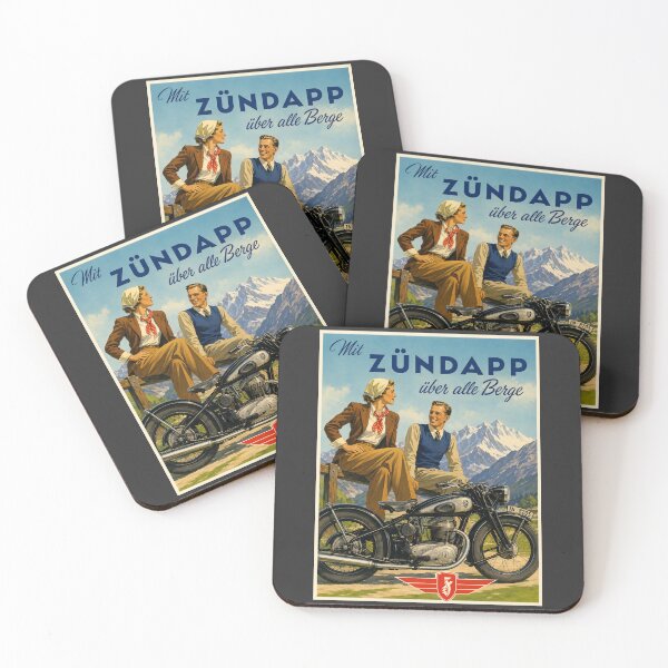 Artikelvorschau, Vintage Zündapp Motorräder Poster entworfen und verkauft von GoodOldVintage.