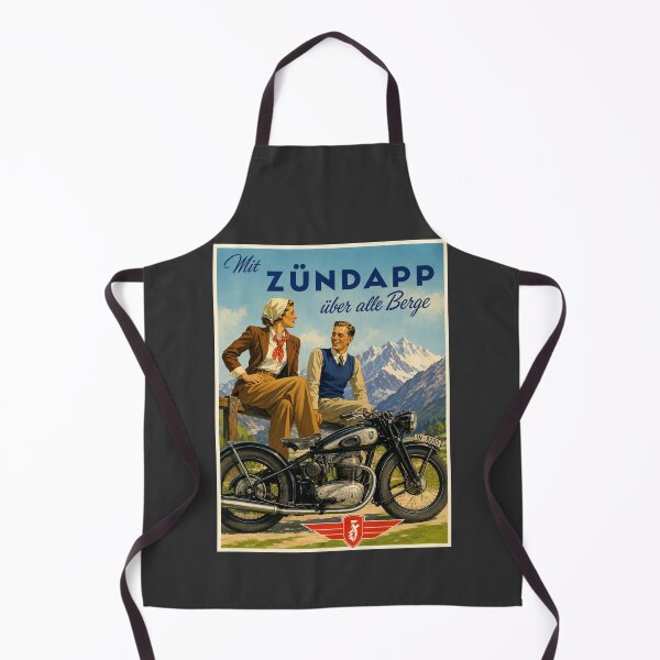 Item preview, Vintage Zündapp Motorcycles Poster designed and sold by GoodOldVintage.