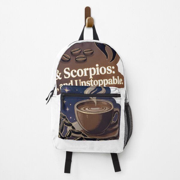 Item preview, Coffee And Scorpios Intense Bold Unstoppable Zodiac Art designed and sold by Zodiac Celestial Art.