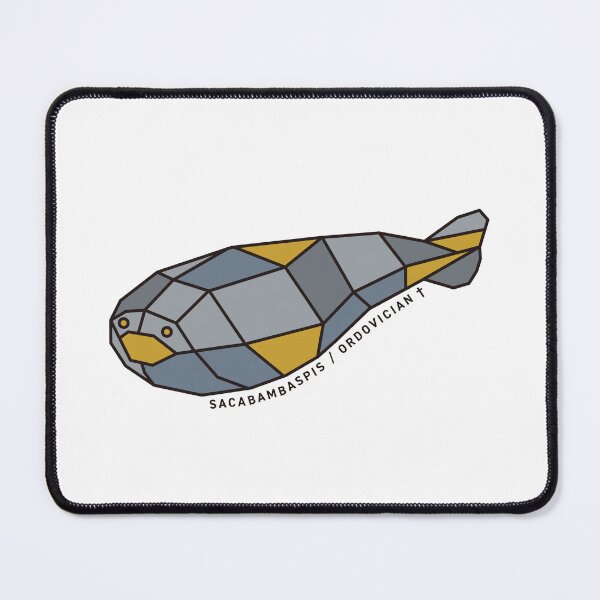 Item preview, Geometric Sacabambaspis - Mustard & Grey Accents designed and sold by AnimalsKnowAll.