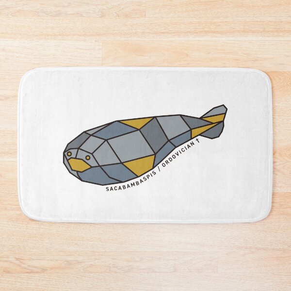 Item preview, Geometric Sacabambaspis - Mustard & Grey Accents designed and sold by AnimalsKnowAll.