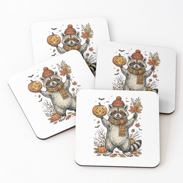 Item preview, Halloween Raccoon designed and sold by Roy & Tiffany.