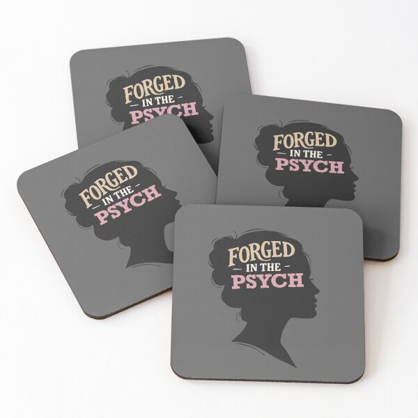 Item preview, Forged in the Psych Nurse | Mental Health Nurse Vintage Silhouette Sticker designed and sold by KiwyStudio.