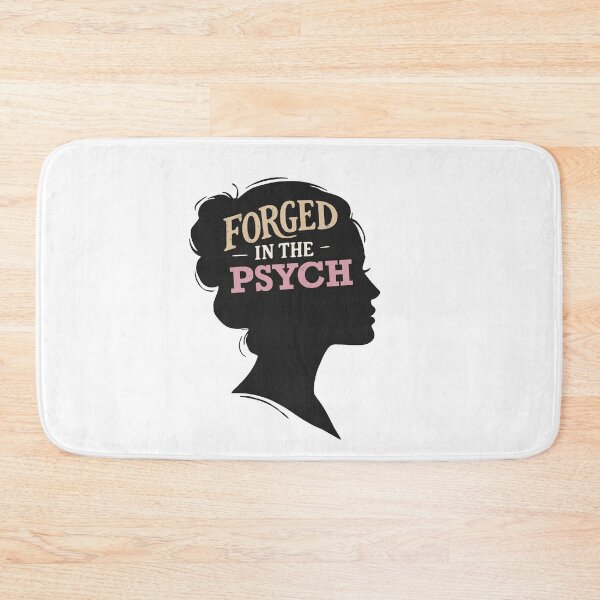 Item preview, Forged in the Psych Nurse | Mental Health Nurse Vintage Silhouette Sticker designed and sold by KiwyStudio.