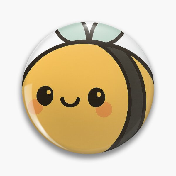 Item preview, Cute Bee — Kawaii Bee Illustration Sticker designed and sold by JuanmaLW.