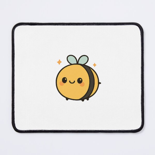 Item preview, Cute Bee — Kawaii Bee Illustration Sticker designed and sold by JuanmaLW.