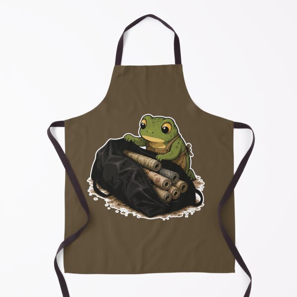 Item preview, Wallpaper Hoarder Frog Sticker – Funny DIY Home Renovation Cartoon designed and sold by SimplePoDesign.