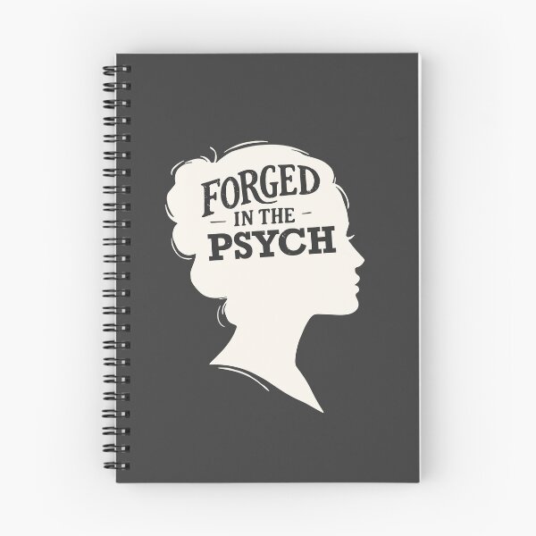 Item preview, Forged in the Psych Nurse | Mental Health Nurse Vintage Silhouette TShirt designed and sold by KiwyStudio.