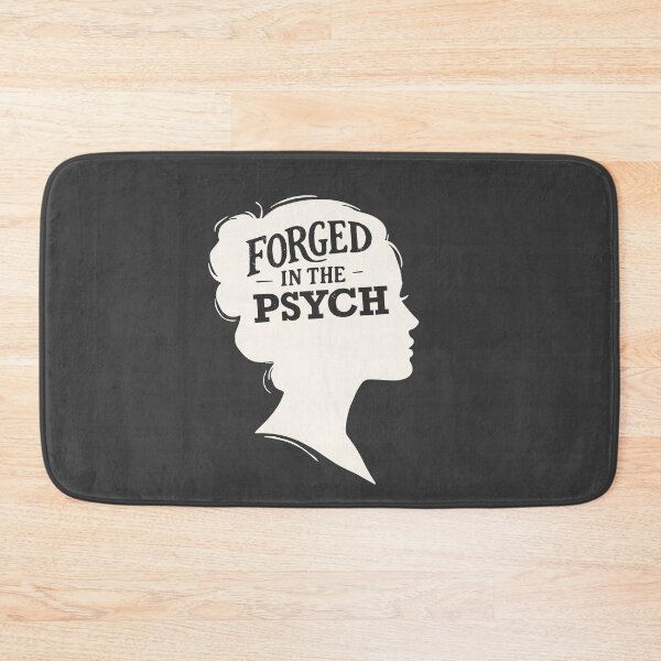 Item preview, Forged in the Psych Nurse | Mental Health Nurse Vintage Silhouette TShirt designed and sold by KiwyStudio.