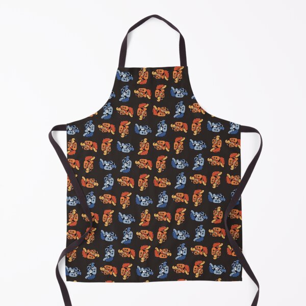 Item preview, Restored 17th Century Ukiyo-e Drummer Seamless Pattern Ember designed and sold by Patterns 1920.