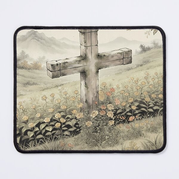 Item preview, The Flower Field Tombstone designed and sold by HezeOtakuArt.