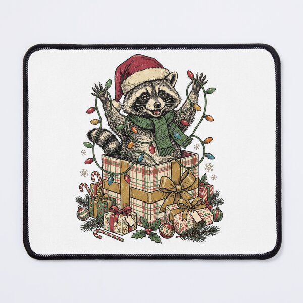 Item preview, Christmas Raccoon designed and sold by Roy & Tiffany.