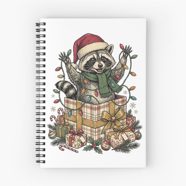 Item preview, Christmas Raccoon designed and sold by Roy & Tiffany.