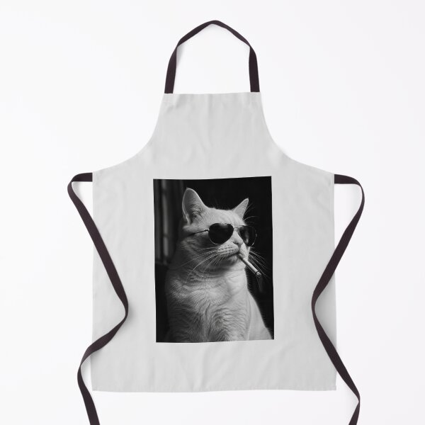 Item preview, Gangster Cat – Funny Black and White Sunglasses Portrait designed and sold by thesnakeater.