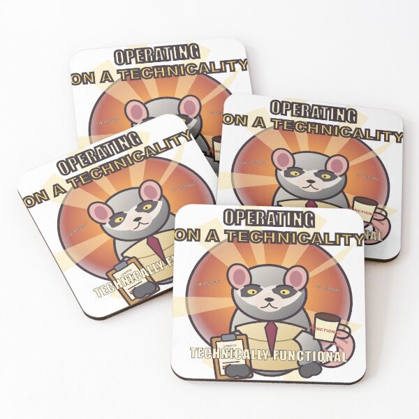 Item preview, Operating on a Technicality – Funny Exhausted Possum Meme Design designed and sold by FlamoArt.
