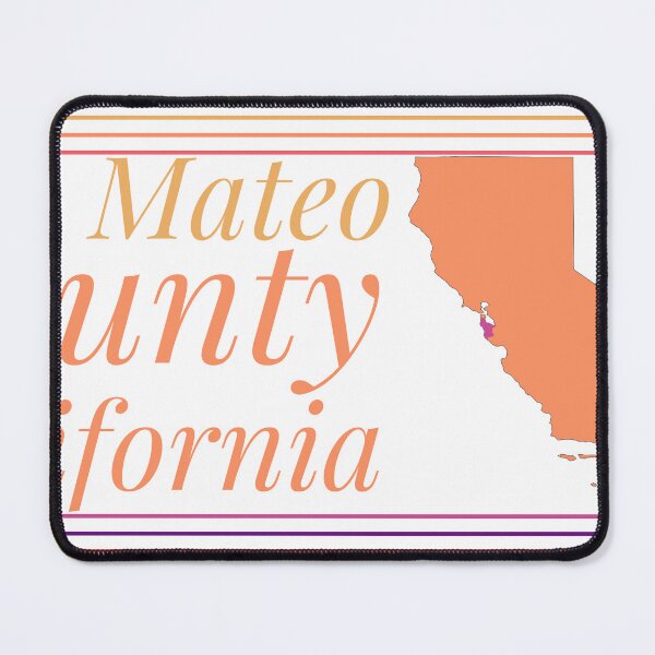 Item preview, San Mateo County California Highlighted on State Map designed and sold by TheIconSmith.