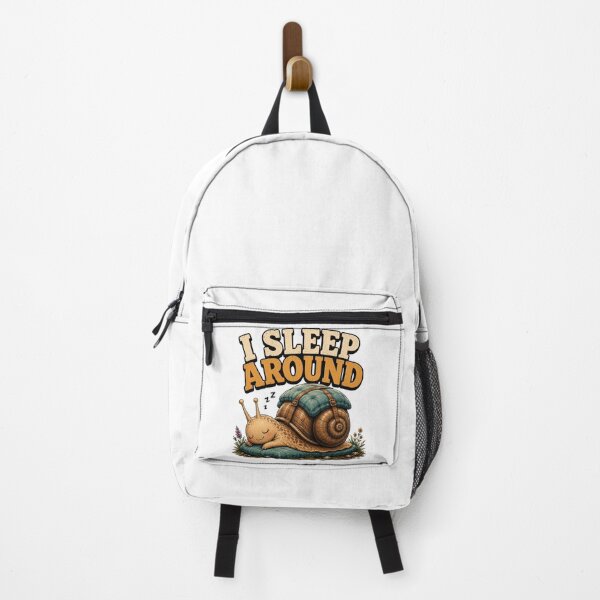 Item preview, Sleepy Snail with Cozy Shell – Funny I Sleep Around Gift for Campers designed and sold by Don't Crack Art.