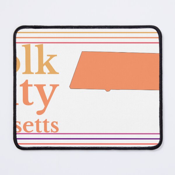 Item preview, Norfolk County Massachusetts Highlighted on State Map designed and sold by TheIconSmith.