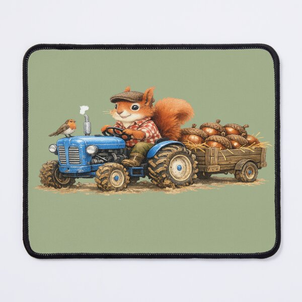 Item preview, Farmer Squirrel designed and sold by SecretSquirrellDesigns.
