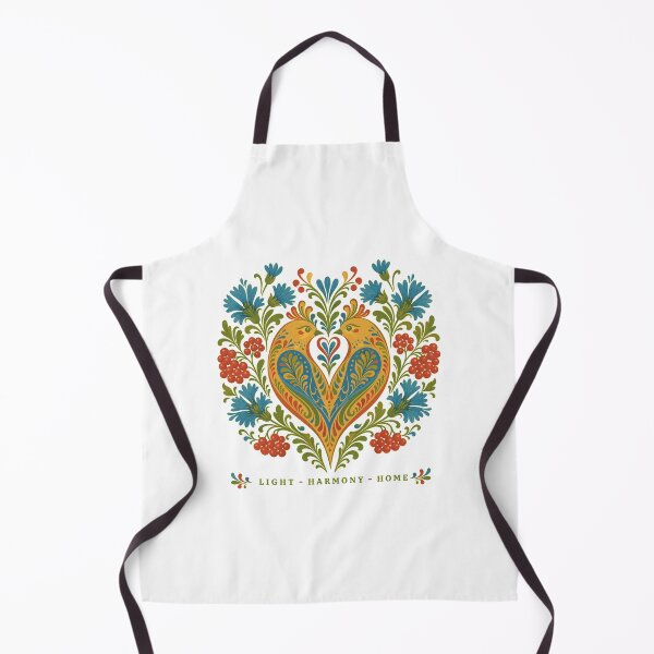 Item preview, Adorno floral con forma de corazón de pájaro del arte popular ucraniano designed and sold by ML-Media.