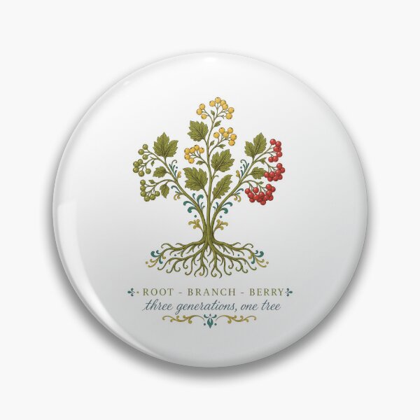 Item preview, Viburnum Tree of Life Folk Art designed and sold by ML-Media.
