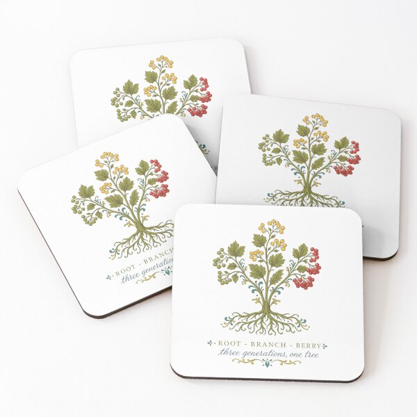 Item preview, Viburnum Tree of Life Folk Art designed and sold by ML-Media.