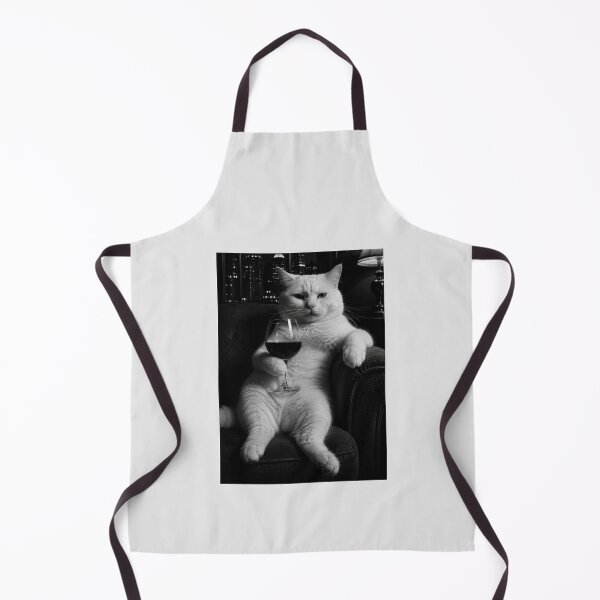Item preview, Mafia Boss Cat with Wine Glass – Funny Noir City Portrait designed and sold by thesnakeater.