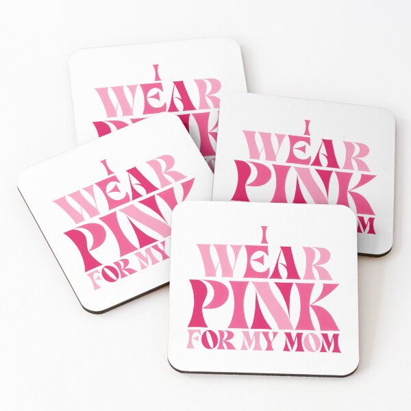 Item preview, I Wear Pink For My Mom Awareness Bold Typography designed and sold by DariaOltes.