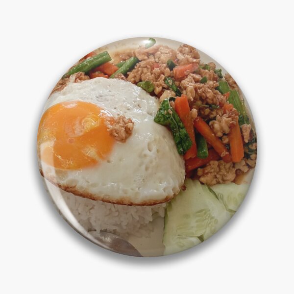 Item preview, Pad kra pao thai food designed and sold by Tealblue25.