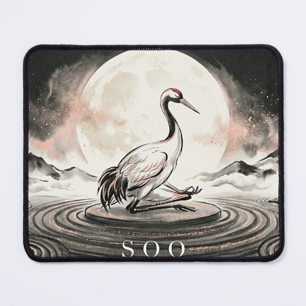 Item preview, Copy of Zen Moon Reflection: Meditation Crane in Stone Garden designed and sold by SOOstudio73.