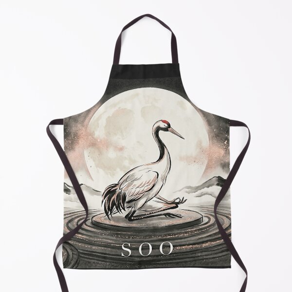 Item preview, Copy of Zen Moon Reflection: Meditation Crane in Stone Garden designed and sold by SOOstudio73.