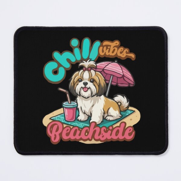 Item preview, Feeling Pawsome Shih Tzu | Cute Shih Tzu Dog Lover Gift | Kawaii Puppy Illustration designed and sold by PawsAndPallette .