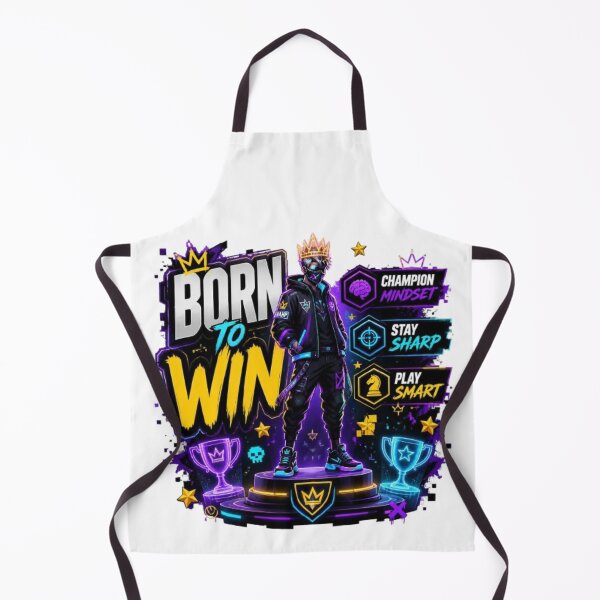 Item preview, BORN TO WIN | Gaming Motivation Streetwear Sticker & T-Shirt Design designed and sold by Stylestickers55.