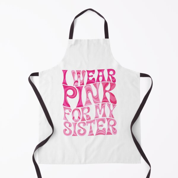 Item preview, I Wear Pink For My Sister Retro Groovy Typography designed and sold by DariaOltes.