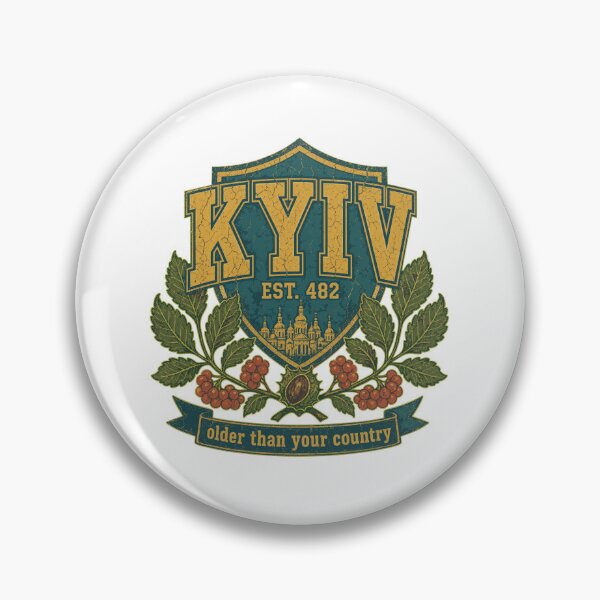 Item preview, Kyiv Older Than Your Country Vintage Ukrainian Shield designed and sold by ML-Media.