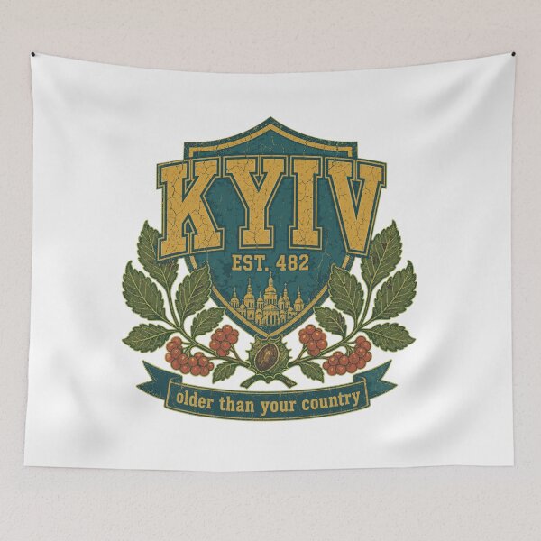Item preview, Kyiv Older Than Your Country Vintage Ukrainian Shield designed and sold by ML-Media.