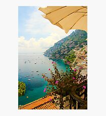 Relaxing in Positano Photographic Print