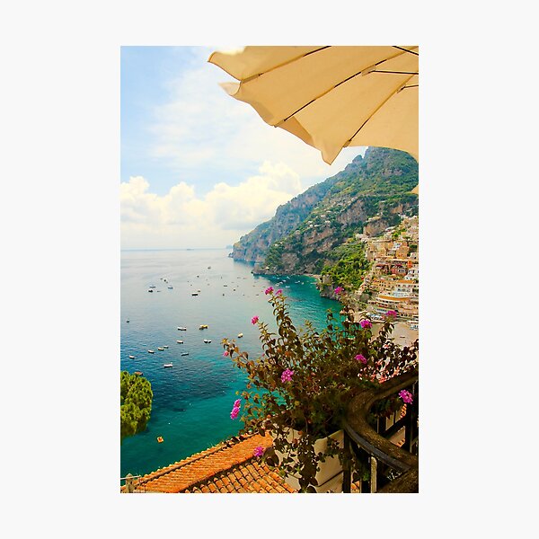 Relaxing in Positano Photographic Print