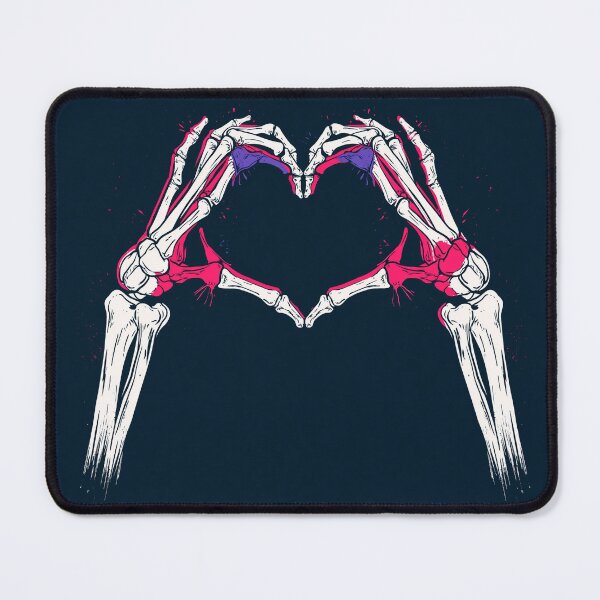 Item preview, Gothic Skeleton Hands Forming Romantic Heart Halloween Artwork Forever designed and sold by EL-Lebedenko.