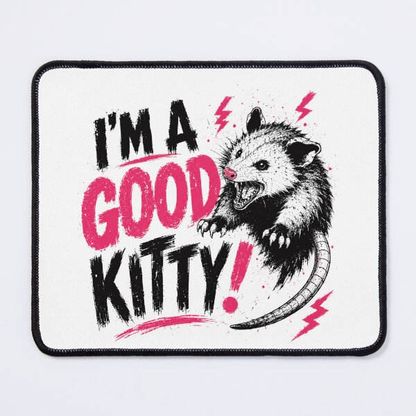 Item preview, I'm A Good Kitty! Opossum Lover Sarcastic Wildlife Humor designed and sold by HumansStuck12.