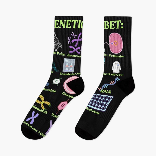 Item preview, The Genetics Alphabet, cool science, biology and Genetics designed and sold by NoetherSym.