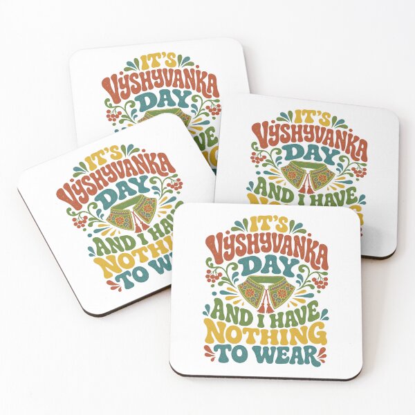 Item preview, Vyshyvanka Day Retro Ukrainian Embroidery Design designed and sold by ML-Media.