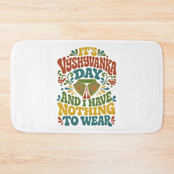 Item preview, Vyshyvanka Day Retro Ukrainian Embroidery Design designed and sold by ML-Media.