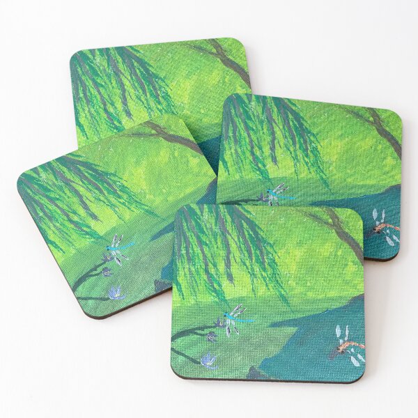 Item preview, Mossy Dragonflies designed and sold by KeeleyArts.