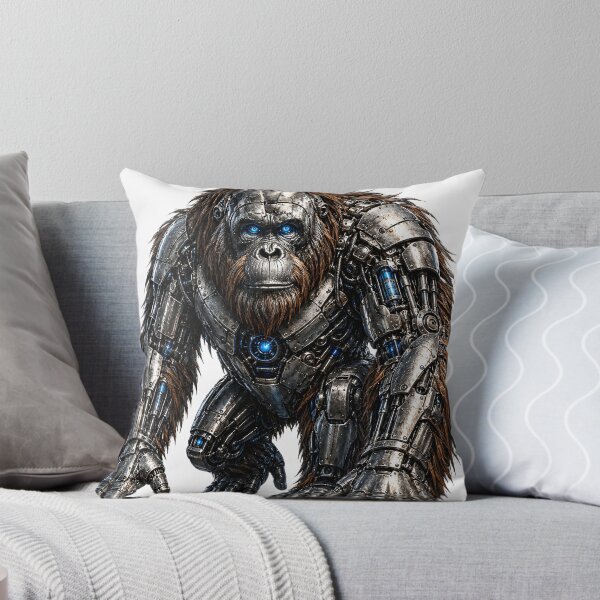 Item preview, Steel Orangutan V5 – Industrial Cyber Ape | Mechanical Beast Metal Art designed and sold by SteelCoat Studio.