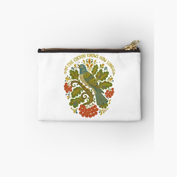 Item preview, Folk Art Cuckoo Bird and Rowan Berries designed and sold by ML-Media.