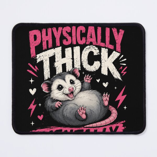 Item preview, Physically Thick Mentally Sick Opossum Funny Relatable Humor designed and sold by JonesFlora2025.