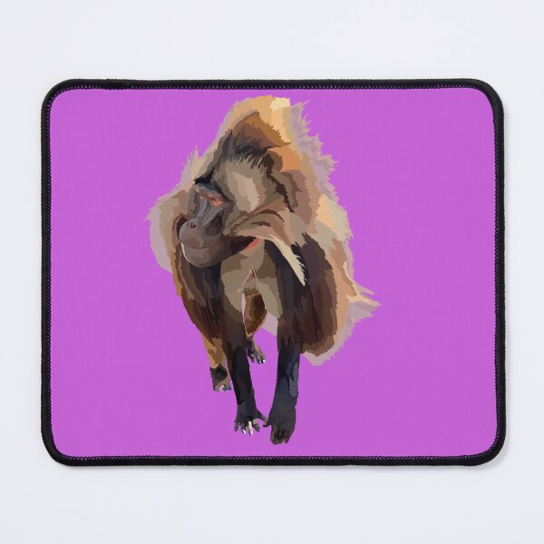 Item preview, G is for Gelada, Gelada Baboon – Unique Ethiopian Highland Primate Illustration designed and sold by PrettylittlepastelUk.